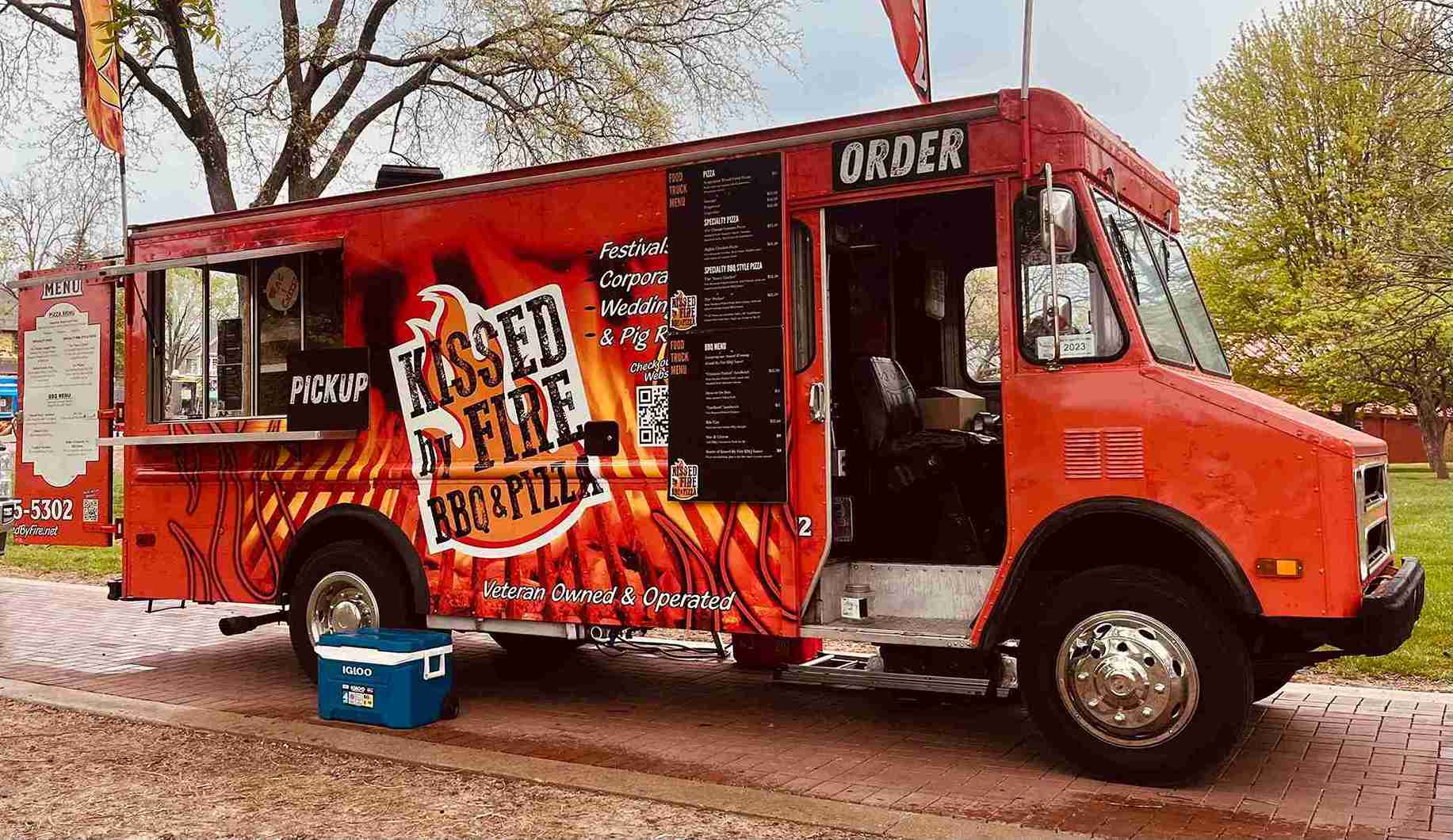 Kissed By Fire BBQ and Pizza Truck Image